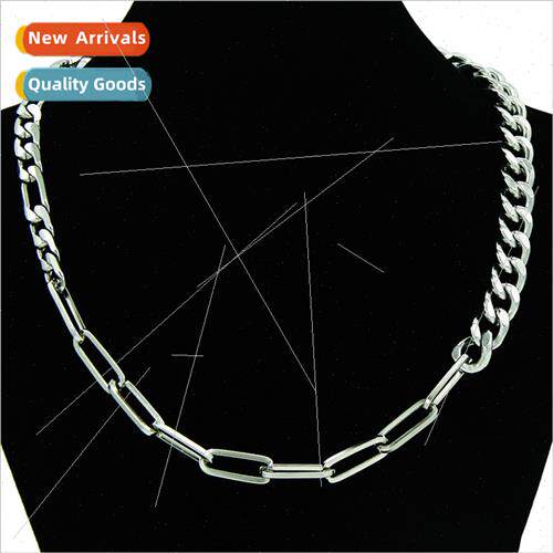 Hipster personalized three short one long Cuban chain splici