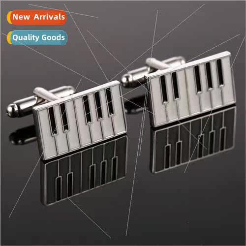 High Qualy French Long Sleeve Shirt Cufflinks Piano Key Cuff