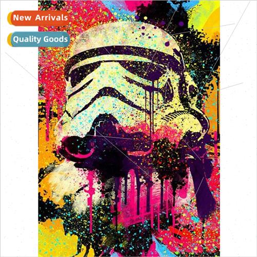 New full diamond star wars diamond painting living room art