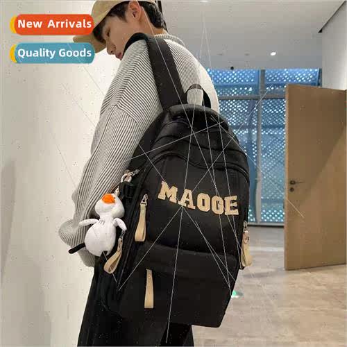 Schoolbag female ins nd letters large capacy shoulder bag fa