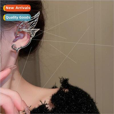 Butterfly wings ear clip earrings onepcs ear bone clip ear h