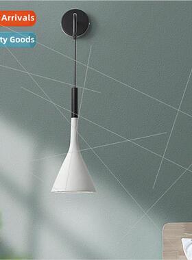 Scandinavian simple living room TV background wall decorativ