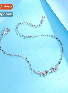 Wheat ears zirconia bracelet female Koreaspike have you peac