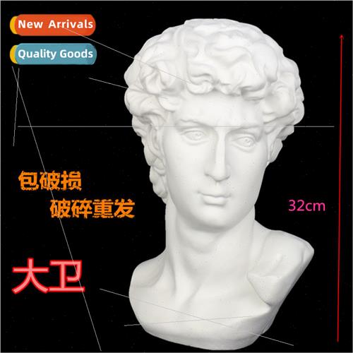 Brandt 32cm David Plaster Bust Art Supplies Sketching Teachi