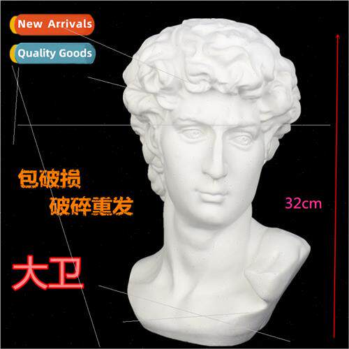 Brandt 32cm David Plaster Bust Art Supplies Sketching Teachi