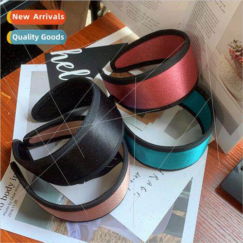 Korea Mori sweet wild solid color hair bands female wide sim