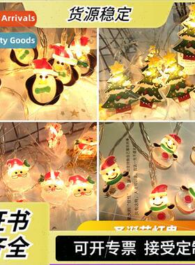 New led Christmas lights string santa holiday colorful light