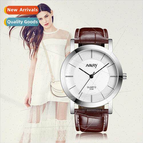 Fashion mple Couple Watch Men Women Belt Waterproof Quartz W