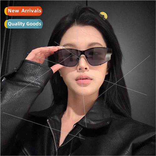 new large frame one-piece sunglasses men women retro nd fash