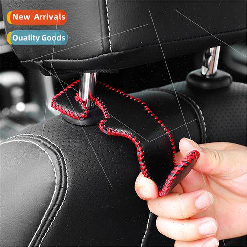 Car metal leather seat hooks car hooks seat back hidden mult