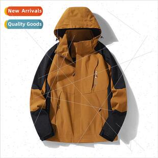 Hooded punching jacket fall winter men women outdoor windpro