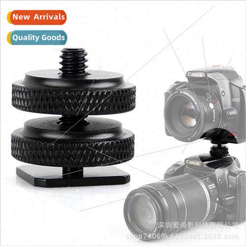 1/4-20 Long Bar Screw Camera Double Screw Hot Shoe Attachmen