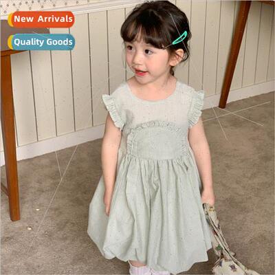 Korean girls dresses summer 2023 fresh gas lace undershirt d