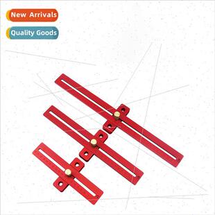 Woodworking Scribing Ruler Aluminum Alloy Scribing Ruler Woo