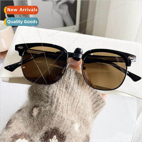 Europe LP sunglasses men high-class sense fashion retro plat
