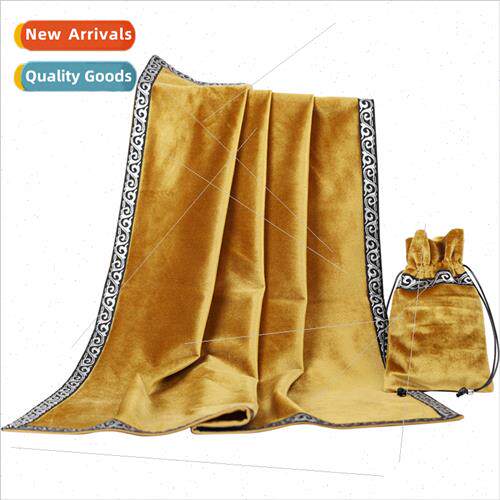 Tarot divination tablecloth bag cards gold color