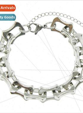 Hipster men keel splicing domineering thick paragraph bracel