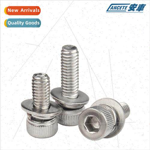 304 Cylindrical head hexagon socket tri-combination screws k