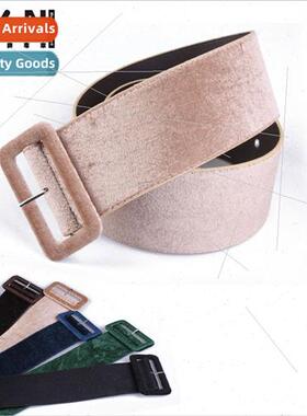 Velvet Fabric Belt Hundreds Accessories Dresses Sub Coat Wai
