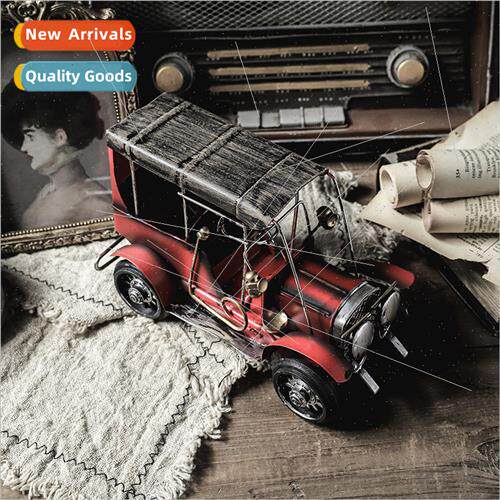 Vintage colorful tin classic car creative Europe car decorat