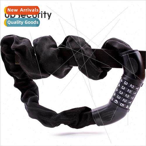 Bicycle lock anti-theft mountain bike lock chain bar chain l