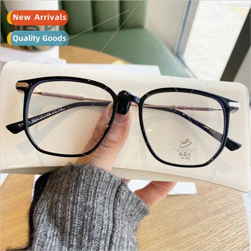 Flash ultra-light myopia glasses female  can be equipped myo