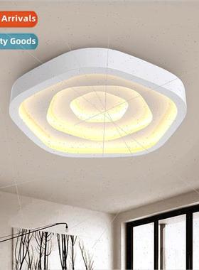 Modern simple bedroom cozy ceiling light pentagonal creative