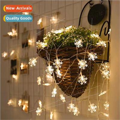LED snowflake color lights wedding flashing lights string ba