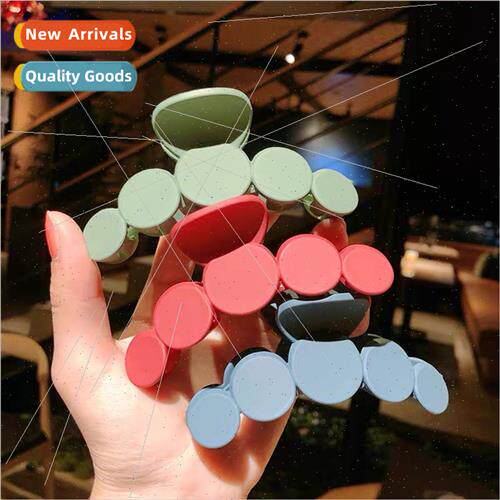 Korea large frosted scratch clip bath hair grab back head ha
