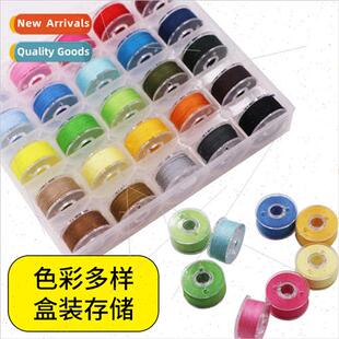 Sewing Thread Box Set Bobbin Cores Plus Fixed Colors Bobbin