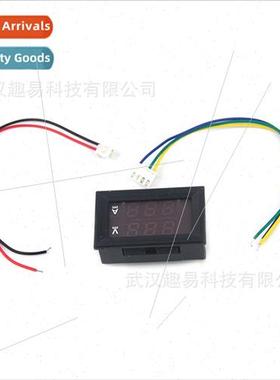 适用 DC100V 10A voltmeter ammeter blue plus red LED dual dig