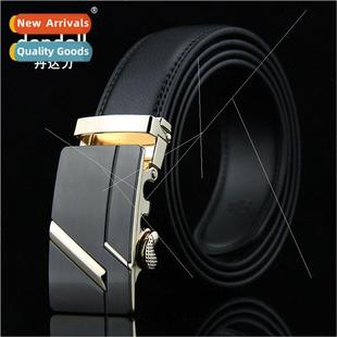 Network belt men leather belt whout label automatic buckle c