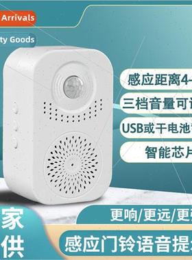 Epidemic prevention control voice prompt  ers enter door voi