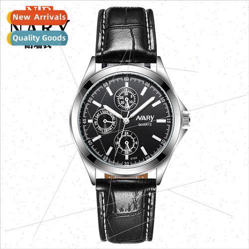 Couple watches three eyes six hands luminous waterproof stud