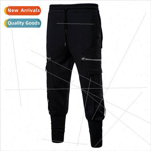 Spring 2020 new  size harem pants Elastic waist drawstring s