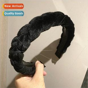 plush hair Korean winter temp fairy black super Autumn bands