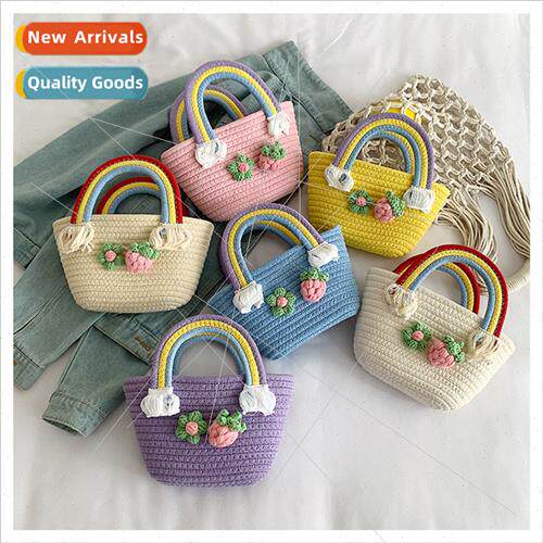 Summer new rainbow strawberry strawberry handbag ins cute ph