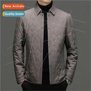 middle clothing aged cotton light men Lapel