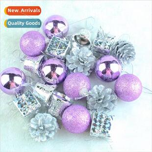 Pack 20pcs Purple Dodo Christmas Bag Decoration