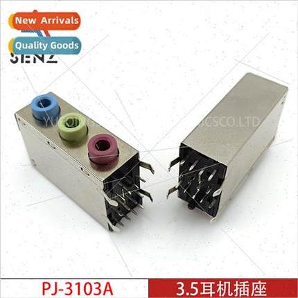 3.5 headphone socket PJ-31030A 3.5 audio video 3 layer 3 lin
