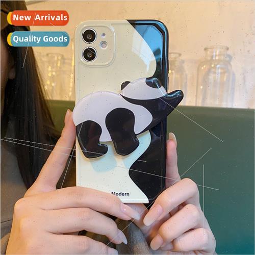 适用 iPhone12 cute cartoon panda apple 13promax phone case 1