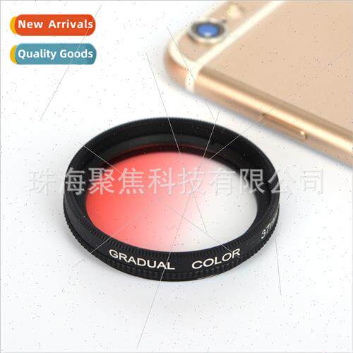 37mm Round Adjustable Gradient Cell Phone Filter Cell Phone