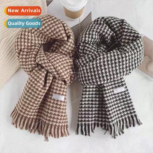Retro birds nest scarf female fall and winter faux cashmere