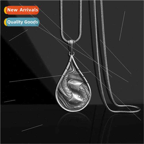 ck Koi Necklace Women Collarbone Chain Couple Pendant Ancien