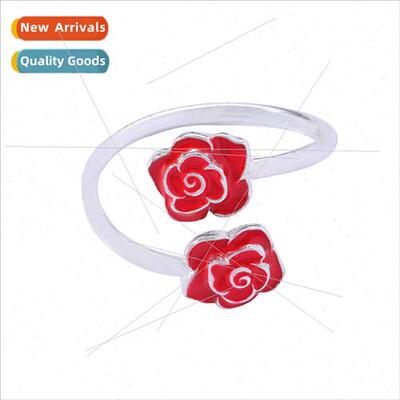 Europe new hotel wedding napkin ring red rose napkin ring we