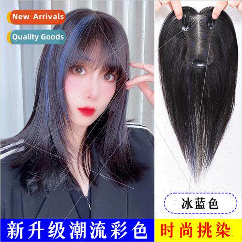 Real hair all hand-woven craft fashion color pick dye bangs