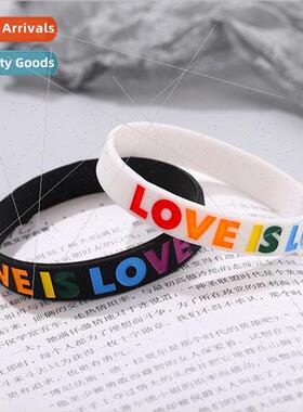 New creative silicone bracelet personalised English letters