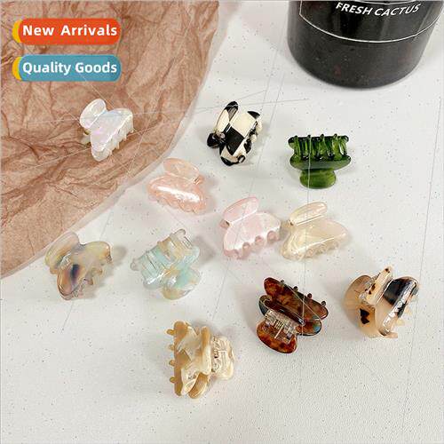 Mini small size acetate grab clip cute bangs clip girl diy s