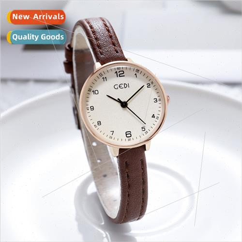 Minimalist che Student Watch Vintage Compact Disc Belt Watch