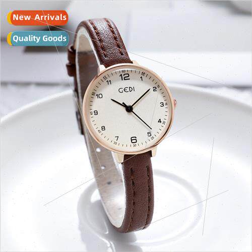 Minimalist che Student Watch Vintage Compact Disc Belt Watch